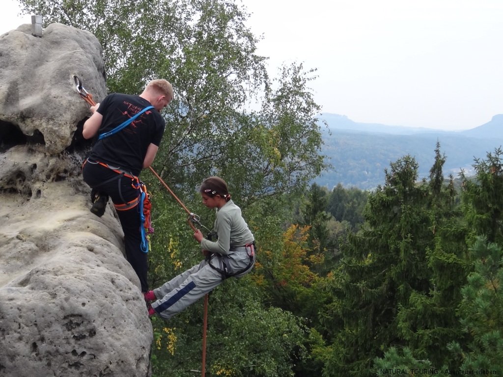 Elbsandsteingebirge Klettern und Abenteuer mit Kindern